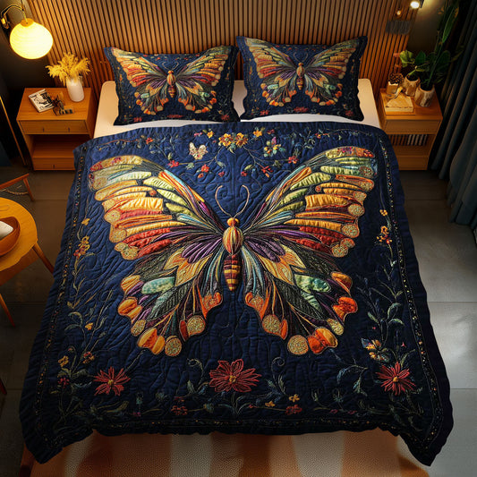 Mystic Butterfly WN1002072CL Quilted Bedding Set