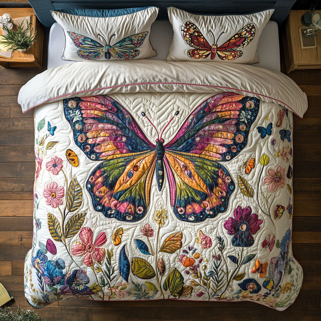 Garden Serenity WY0803072CL Quilted Bedding Set