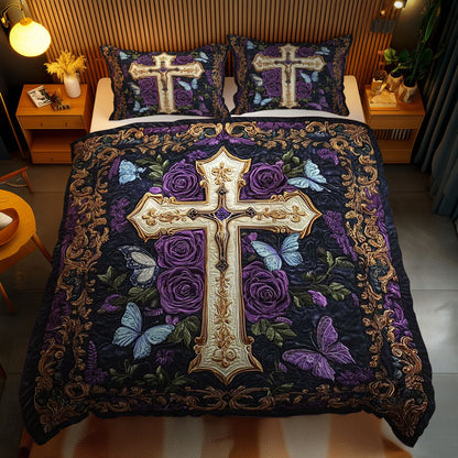 Glorious Cross WN1202068CL Quilted Bedding Set