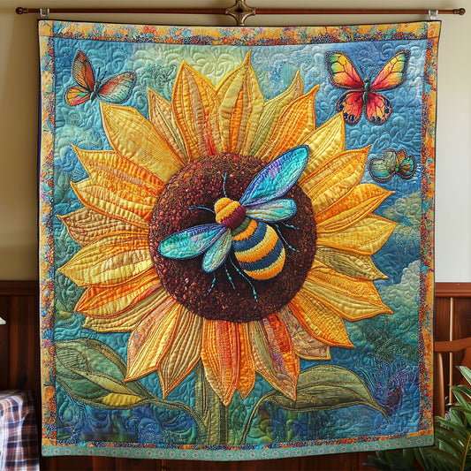 Sunflower WX1712038CL Quilt Blanket