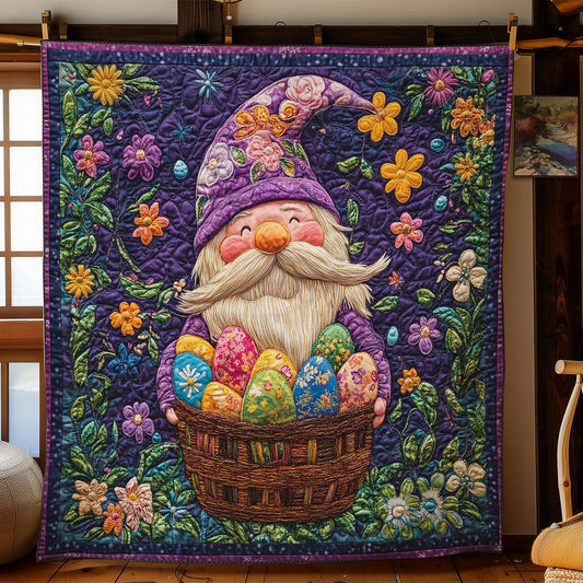 Easter Joy With Gnome WN1501043CL Quilt Blanket