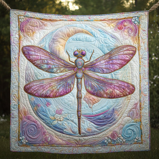 Dragonfly Moon Flower WT2702137CL Quilt Blanket