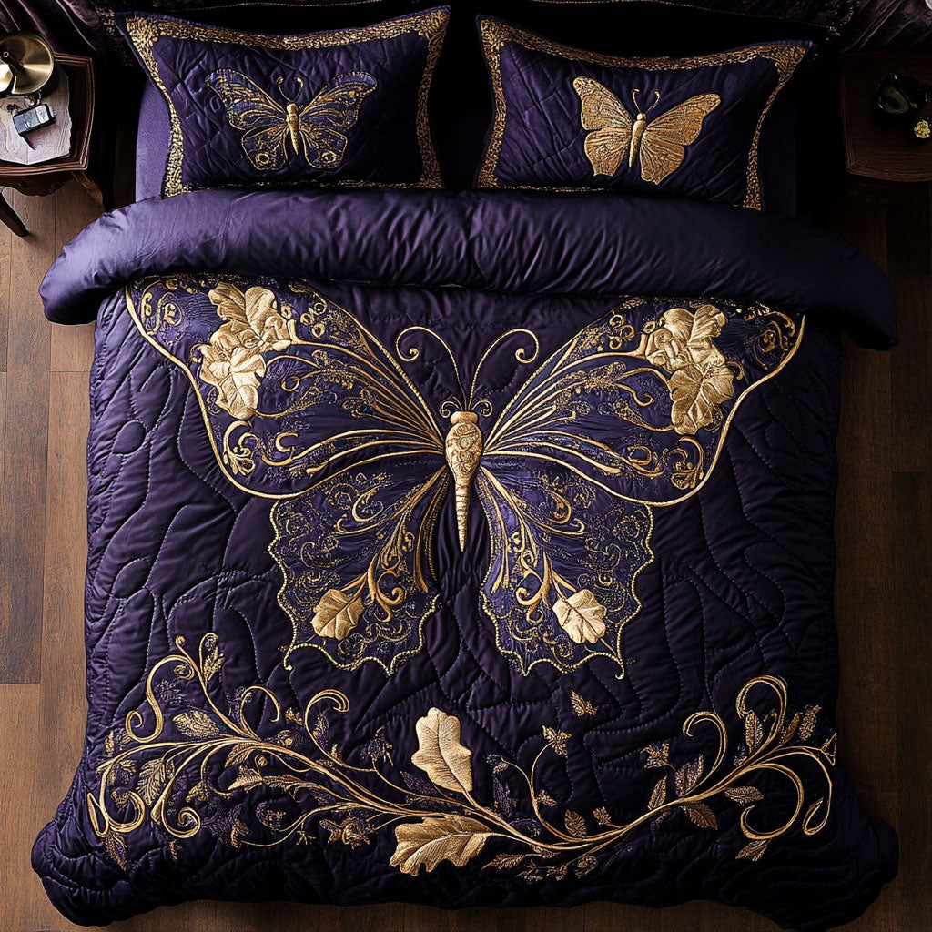 Butterfly WX2702005CL Quilted Bedding Set