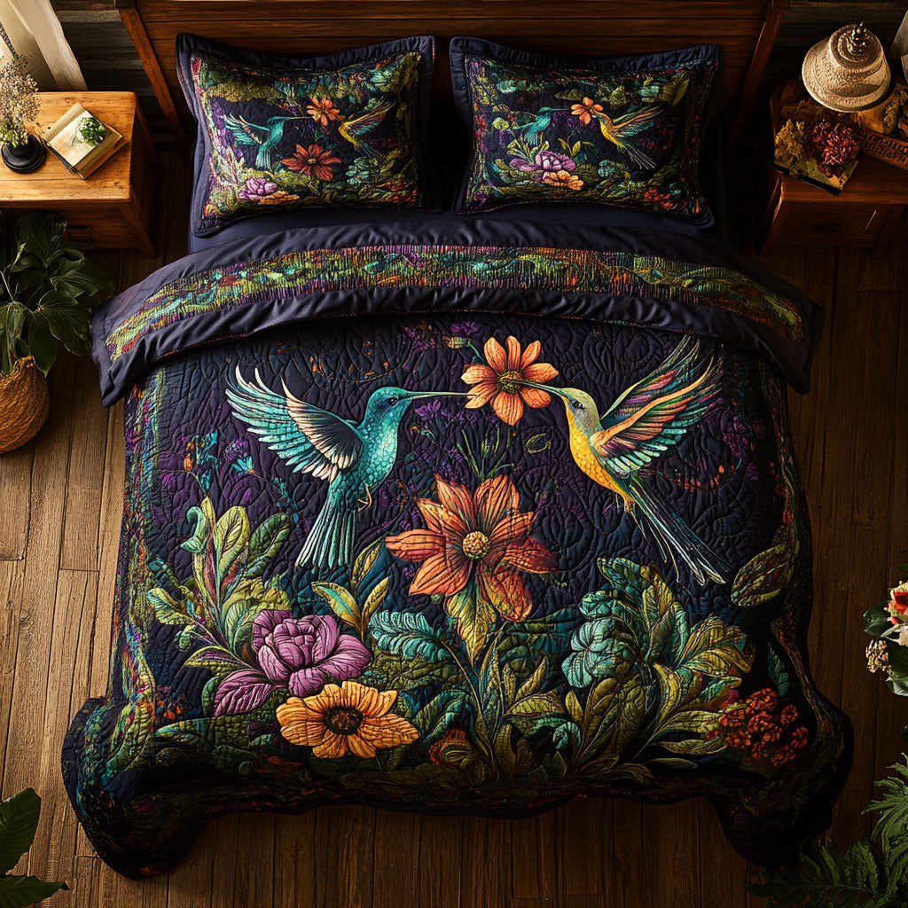 Hummingbird Flower WT2201004CL Duvet Cover Set