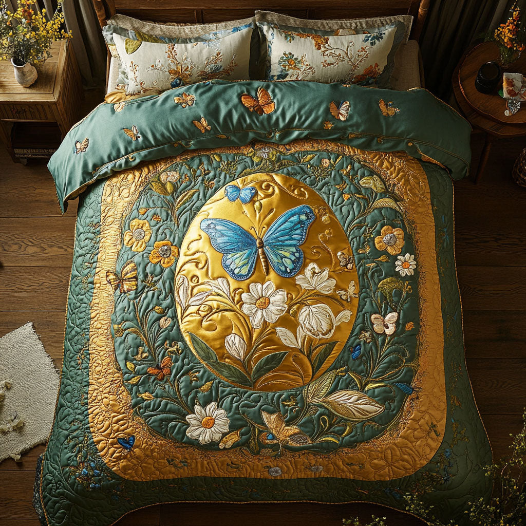 Easter Egg Flower WT1901006CL Quilted Bedding Set