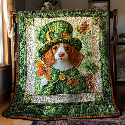 Dachshund In Patrick WY1002045CL Quilt Blanket