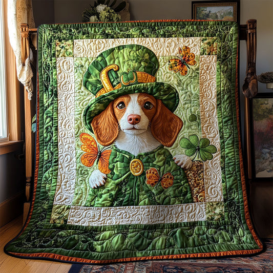 Dachshund In Patrick WY1002045CL Quilt Blanket