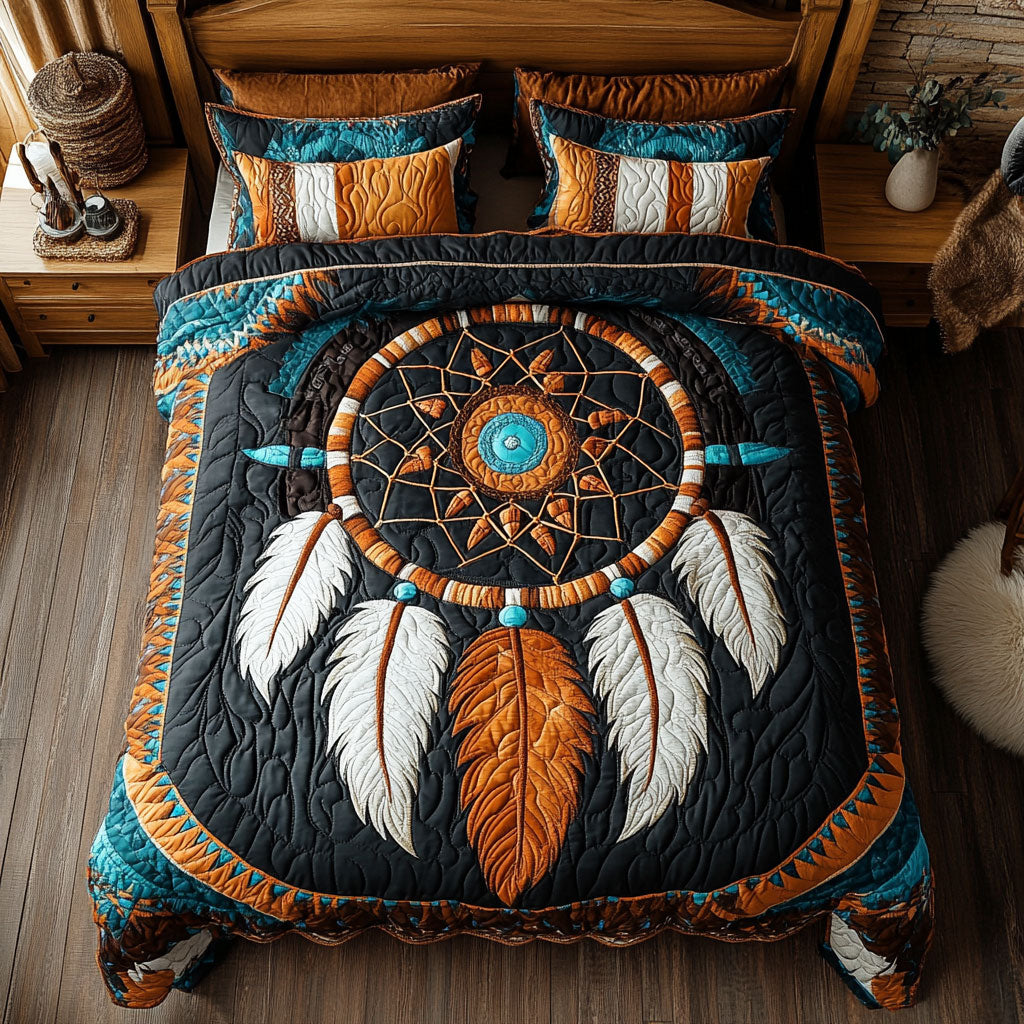 Spirit Dreamcatcher WX2702046CL Quilted Bedding Set