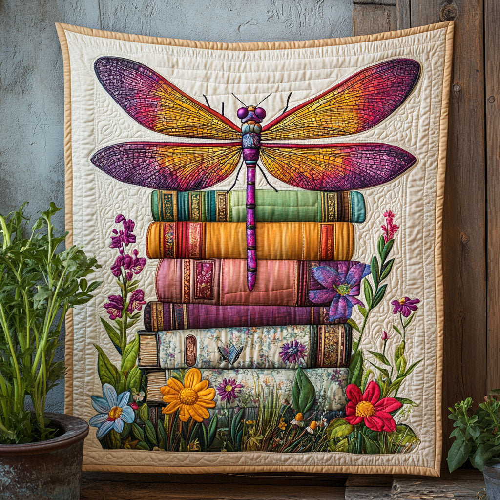 Dragonfly Book CW0906016CL Quilt Blanket