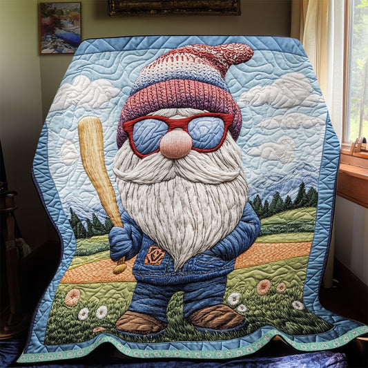 Playful Gnome WX2512038CL Quilt Blanket
