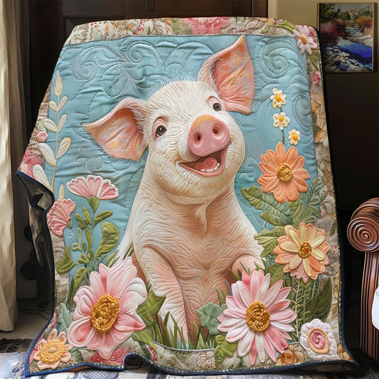 Meadow Smiles YR1901010CL Quilt Blanket