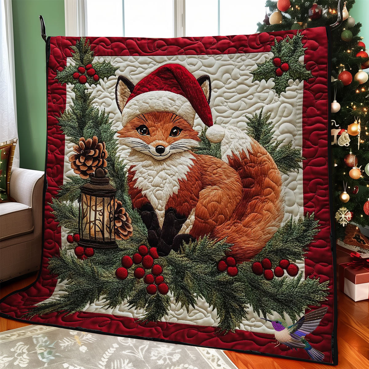 Christmas Of Fox WY0512026CL Quilt Blanket