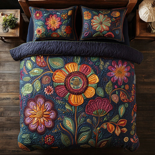 Botanical Blossom WJ1303030CL Quilted Bedding Set