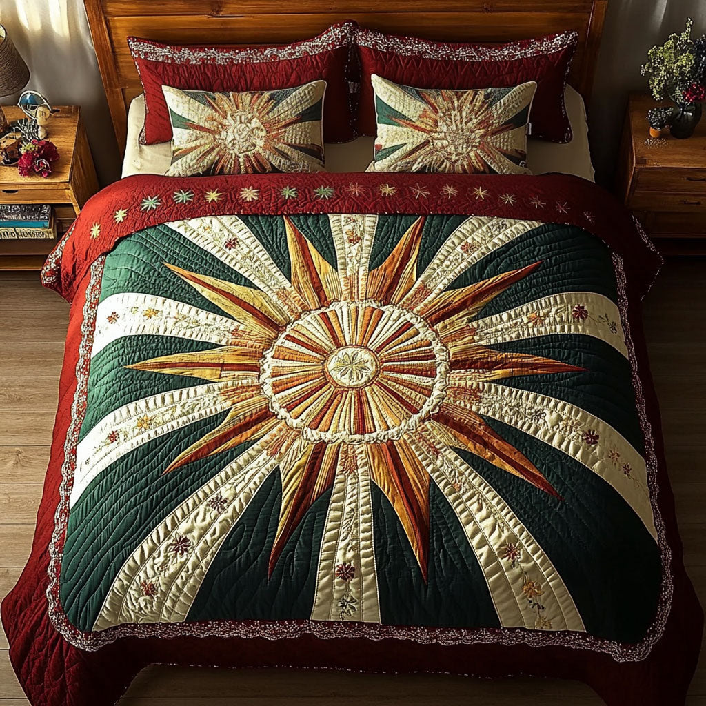 Sun King WY1402104CL Quilted Bedding Set