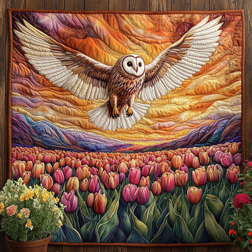 Twilight Owl CW1106045CL Quilt Blanket