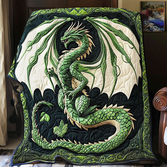 Celtic Dragon WX1801007CL Quilt Blanket
