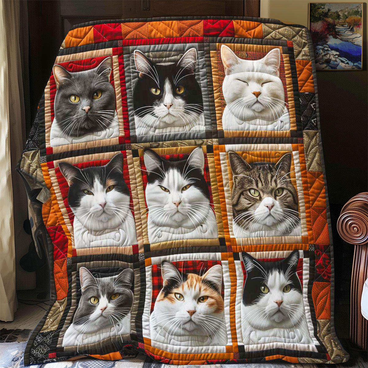 Tuxedo In Box WP1408019CL Quilt Blanket