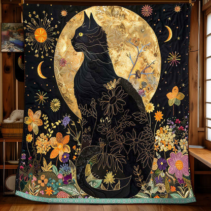 Fortune Black Cat WP0909031CL Quilt Blanket