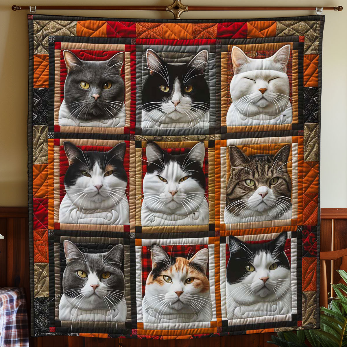 Tuxedo In Box WP1408019CL Quilt Blanket