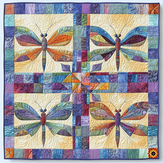 Dragonfly WY1911022CL Quilt Blanket