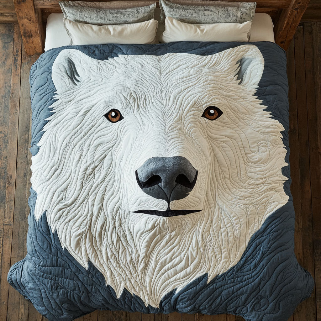 Polar Bear WY1202047CL Quilted Bedding Set