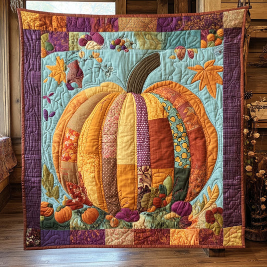 Patch Pumpkin CP3006035CL Quilt Blanket