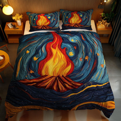 Cozy Campfire WN1202063CL Quilted Bedding Set