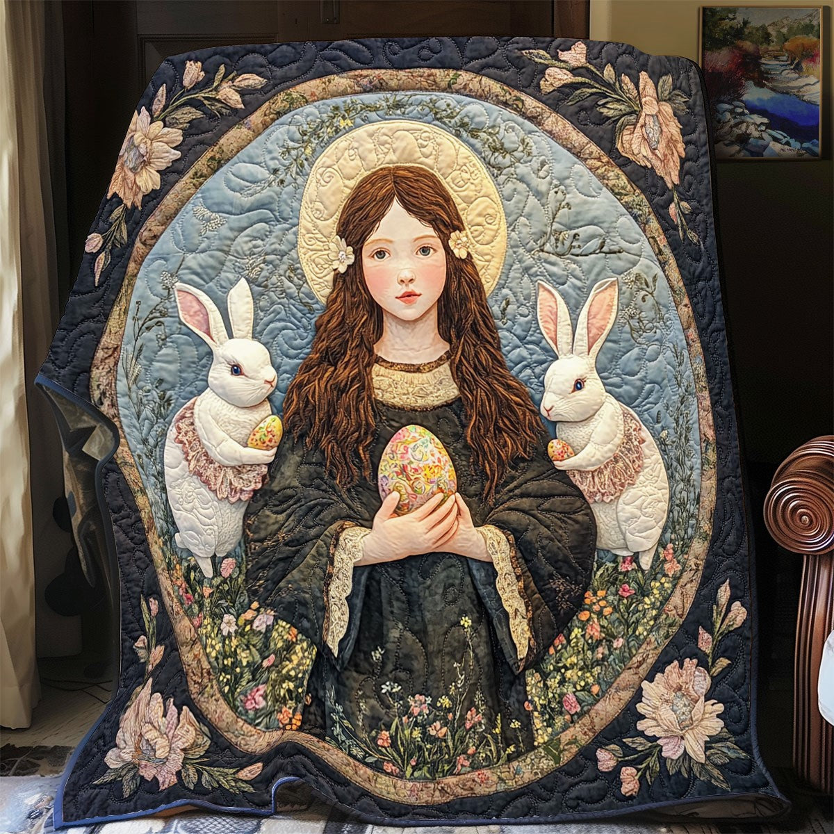Easter Blessing XB2702001CL Quilt Blanket