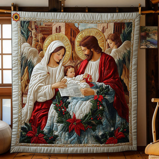 The Holy Family WY0512005CL Quilt Blanket