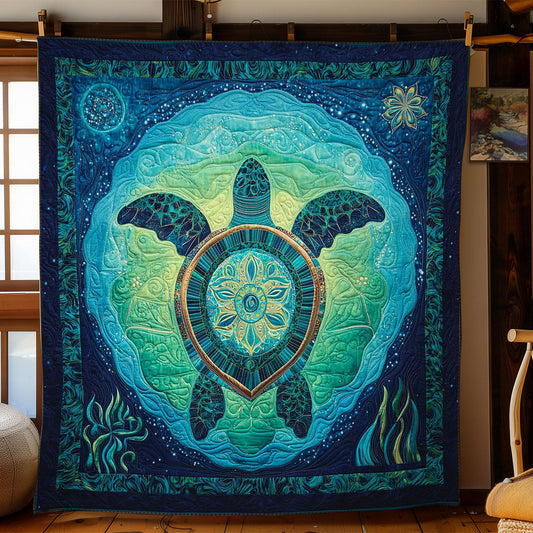 Mystic Turtle WN1501047CL Quilt Blanket