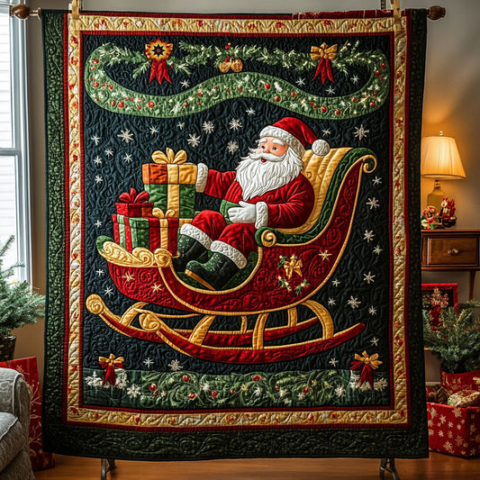 Christmas Santa Clause WJ0312017CL Quilt Blanket