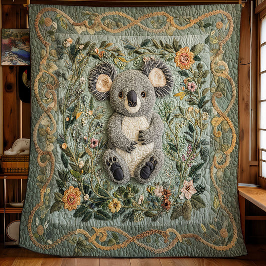 Adorable Koala WY2702037CL Quilt Blanket