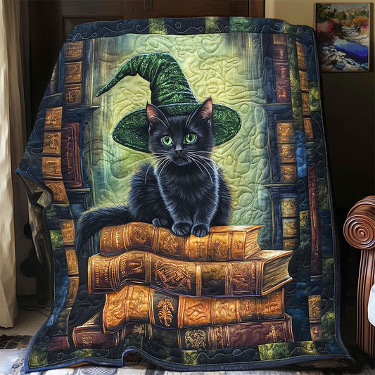 Witch Black Cat WY0202091CL Quilt Blanket