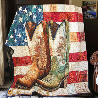 Western Cowboy Pride  WX2612061CL Quilt Blanket
