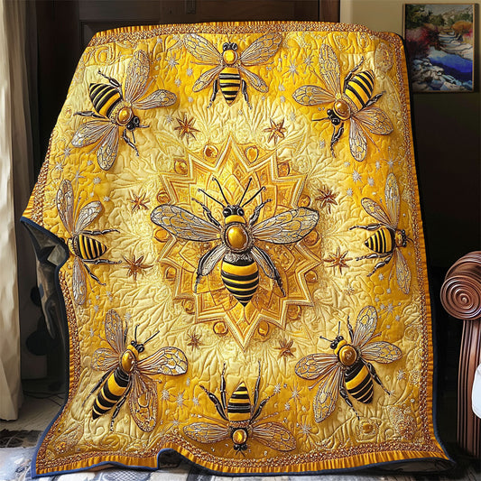 Mandala Bee WY2612031CL Quilt Blanket