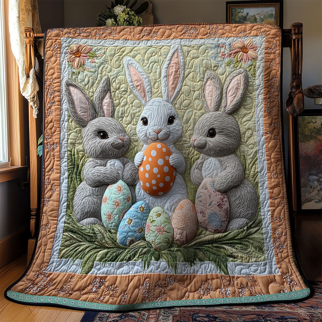 Easter Bunnies WT1901013CL Quilt Blanket