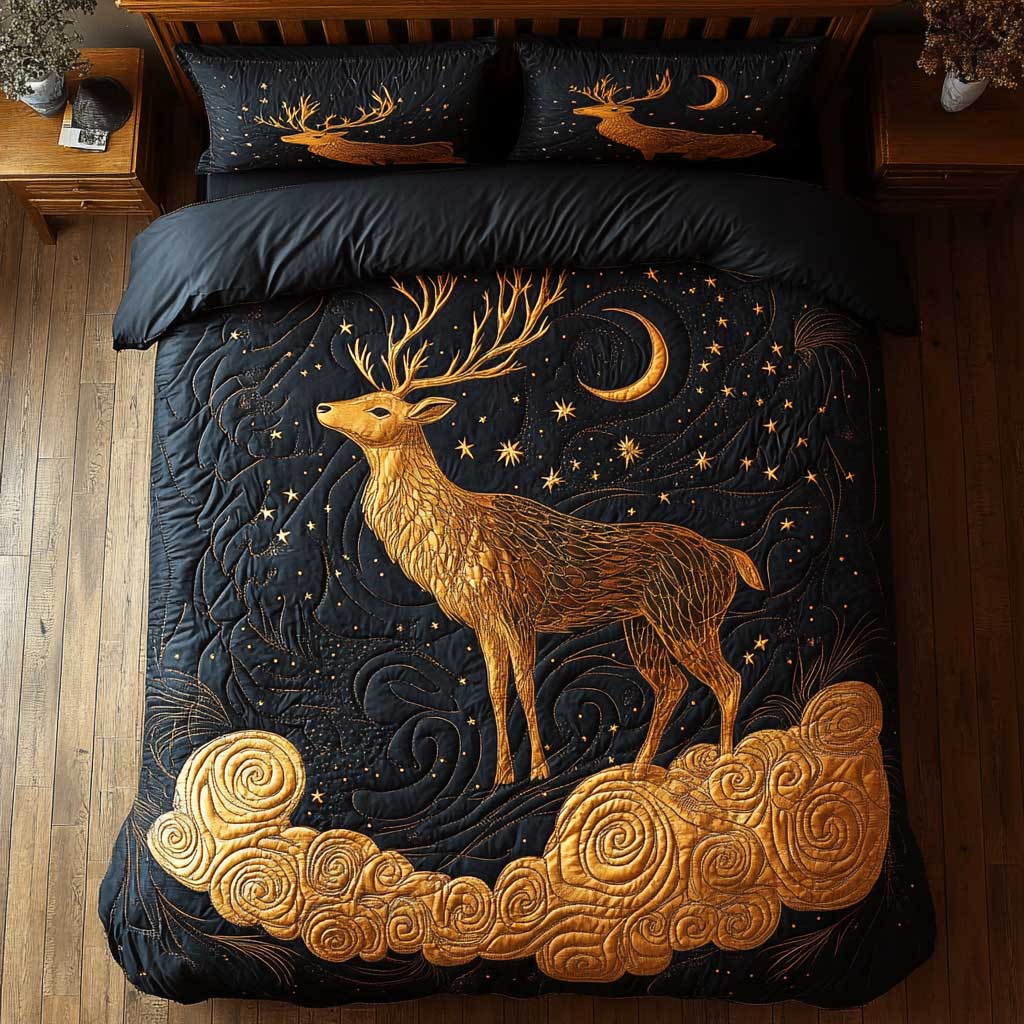 Heaven Golden Stag WP2101029CL Duvet Cover Set