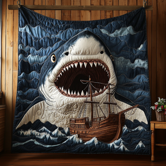 Attack Boat CP0605047CL Quilt Blanket