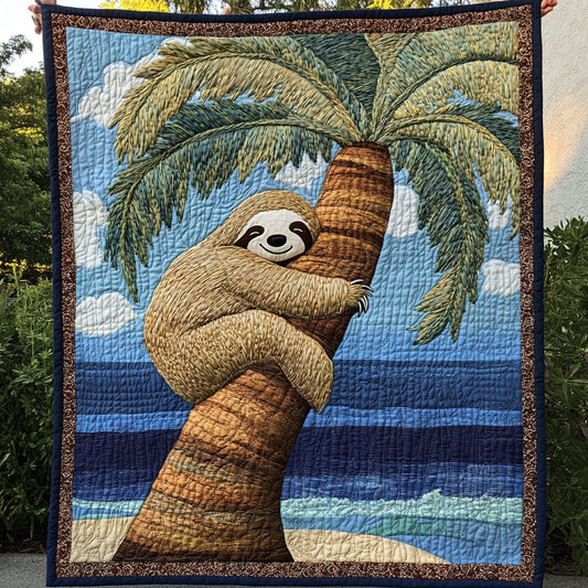 Sloth Lazy WX0301059CL Quilt Blanket
