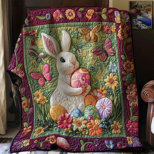Easter Bunny Meadow WJ1001010CL Quilt Blanket