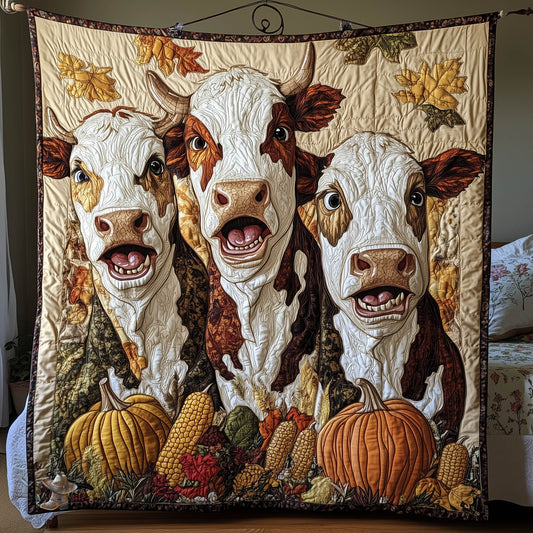 Cow WU0910001CL Quilt Blanket
