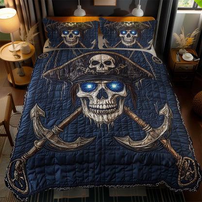 Blue Abyss Skull WN2301053CL Duvet Cover Set