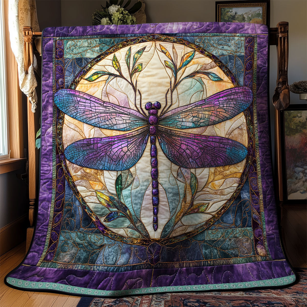 Dragonfly WX1012014CL Quilt Blanket