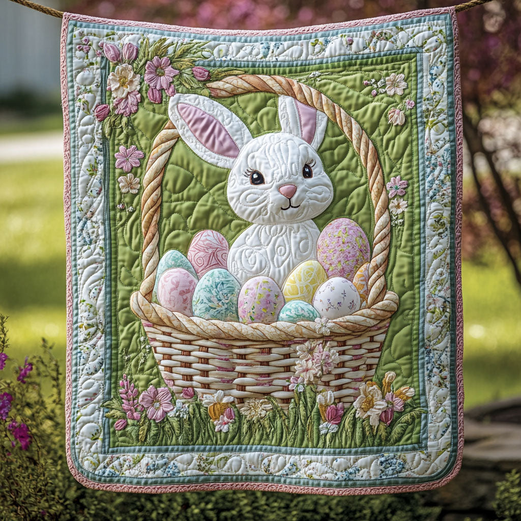 Rabbit Easter Egg WT1901015CL Quilt Blanket