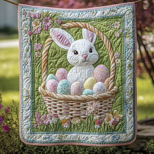 Rabbit Easter Egg WT1901015CL Quilt Blanket