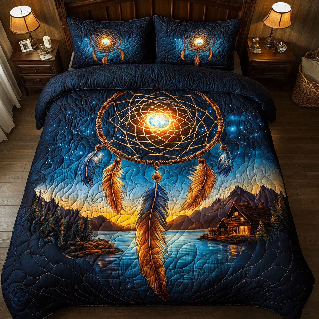 Dreamcatcher Night WT2702048CL Quilted Bedding Set