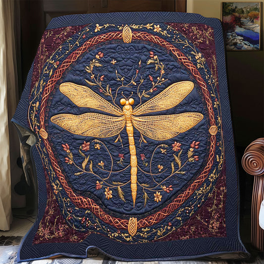 Fairy Dragonfly WP0801046CL Quilt Blanket