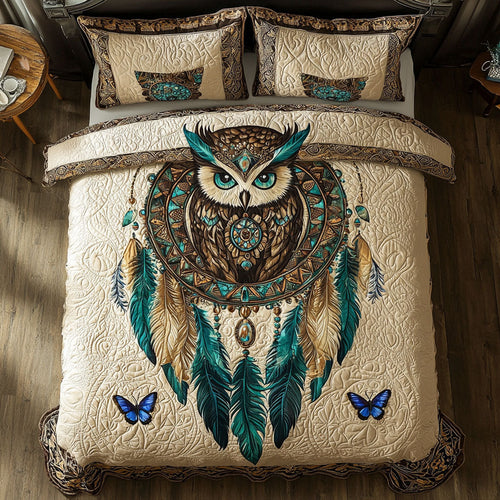 Owl Blue Dreamcatcher WT1403086CL Duvet Cover Set