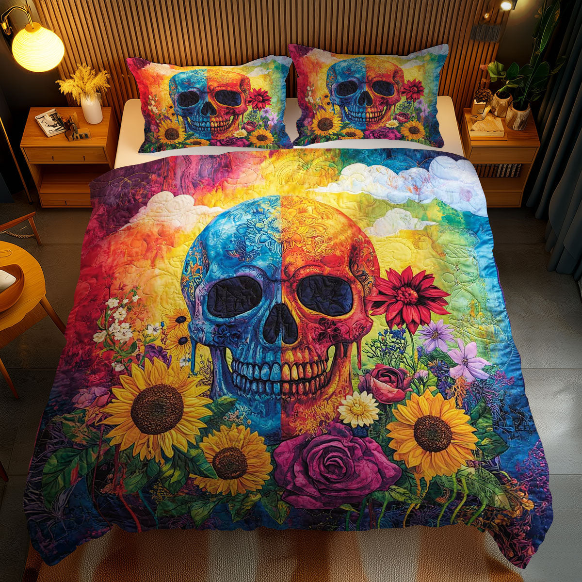 Celestial Skull WN0702061CL Duvet Cover Set