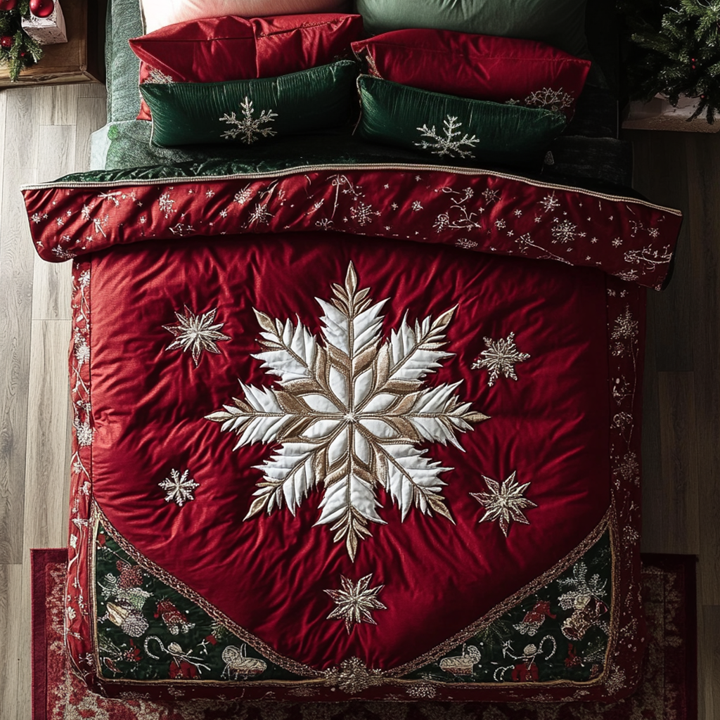 Holiday Flake CP2508088CL Duvet Cover Set